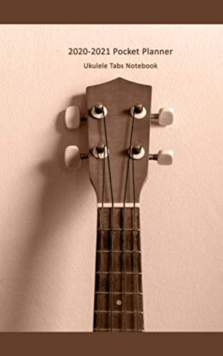 2020-2021 Pocket Planner Ukulele Tabs Notebook: Two Years Plan Organizer Diary + Password List with Ukulele Tab Music Paper for Songwriting Chord ... Tab Notebook Journal : closeup-ukulele Theme