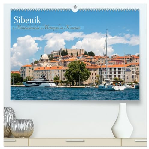 Šibenik - Mittelalterliche Metropole in Kroatien (hochwertiger Premium Wandkalender 2026 DIN A2 quer), Kunstdruck in Hochglanz: Der Kalender zeigt ... Reise in die Vergangenheit. (CALVENDO Orte)