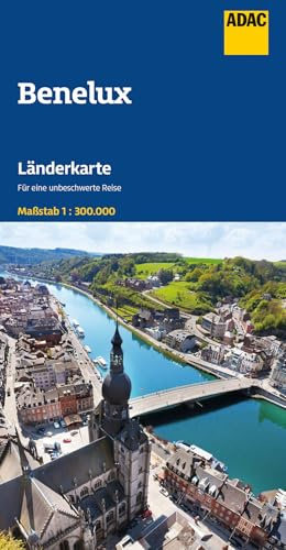ADAC Länderkarte Benelux 1:300.000: Belgien, Niederlande, Luxemburg