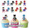 AK Giftshop PRE-CUT Superhero/Super hero Squad Party Pack - Edible Cup Cake Toppers Decorations (Pack of 36)