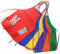 KUUQA Kinder Malschürze Kunstkittel Kinderschürze mit Zwei Taschen für Küche oder Klassenzimmer, Painting Supplies ( 6 Farbe12 Stück )