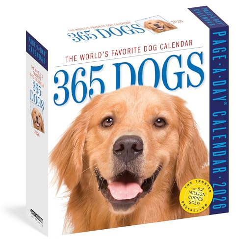 365 Dogs Page-A-Day® Calendar 2026: The World's Favorite Dog Calendar