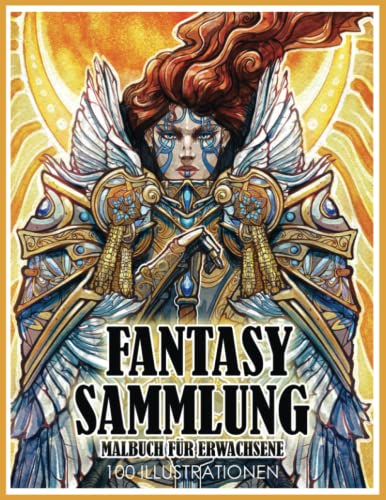 Fantasy Sammlung Malbuch für Erwachsene