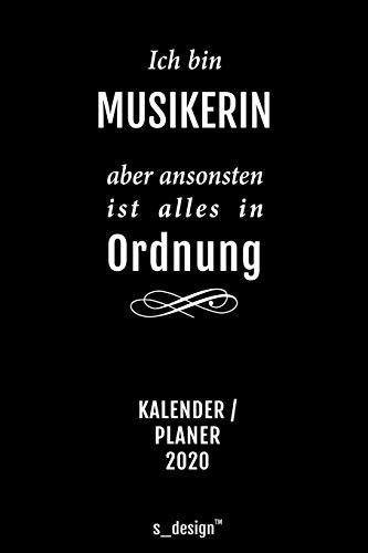 Kalender 2020 für Musiker / Musikerin: Wochenplaner / Tagebuch / Journal für das ganze Jahr: Platz für Notizen, Planung / Planungen / Planer, Erinnerungen und Sprüche