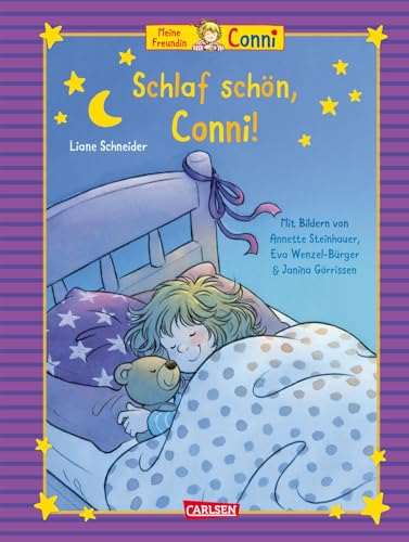 Conni-Bilderbuch-Sammelband: Meine Freundin Conni: Schlaf schön, Conni!: Enthält 2 ungekürzte Bilderbücher & 2 ungekürzte Lesemaus-Geschichten mit ... bei Julia, Conni kann nicht einschlafen