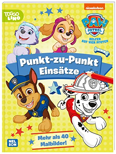 PAW Patrol Kindergartenheft: Punkt-zu-Punkt-Einsätze: Mehr als 40 Bilder mit den Zahlen 1-25 | Für Kinder ab 3 Jahren