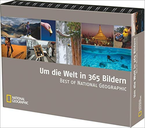 Tischaufsteller Um die Welt in 365 Bildern: Best of National Geographic