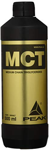 PEAK MCT-Öl - 500ml I mittelkettige Triglyceride I Energielieferant I Fettquelle I ketogene Diät I kochen I backen I anbraten I vegan I glutenfrei