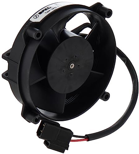Spal Ventilator, 10,2 cm, 4 Blätter, Schwarz, Hochvolumen-Luftleistung, Kompakt, Bodenmontage, Innenraum, 147 m³/min