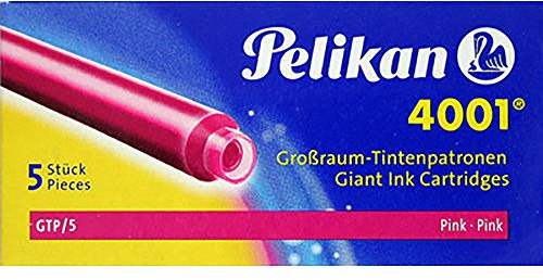 Pelikan Großraum-Tintenpatronen 4001 GTP/5, pink VE=2