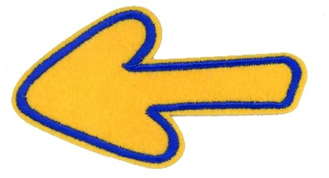 Aufnäher/Aufbügler Jakobspfeil