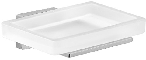Gedy 44111300200 Portasapone da Parete, Cromo