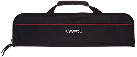 Ergo Chef 1005 Gear 5-Pocket Padded Chef's Knife Roll Bag, Bifold, Nylon, Black