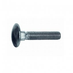 DIN 603 8.8 galvanisch verzinkt Flachrundschrauben mit Vierkantansatz - Abmessung: M8x20 (200 Stück)