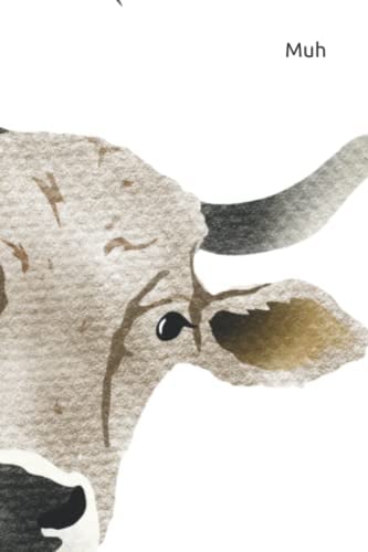 Muh: Kuh Notizbuch, liniert, 160 Seiten, journal