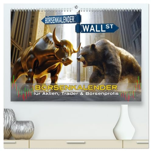 Börsenkalender – der Kalender für Aktien, Trader und Börsenprofis. (hochwertiger Premium Wandkalender 2026 DIN A2 quer), Kunstdruck in Hochglanz: ... inspirieren jeden Monat. (CALVENDO Hobbys)