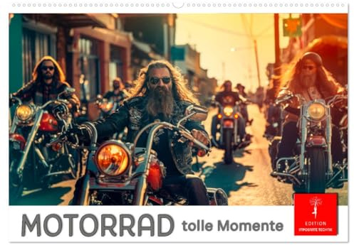 Motorrad tolle Momente (Wandkalender 2026 DIN A2 quer), CALVENDO Monatskalender: Motorrad fahren - eine Wohltat für die Seele. (CALVENDO Mobilitaet)