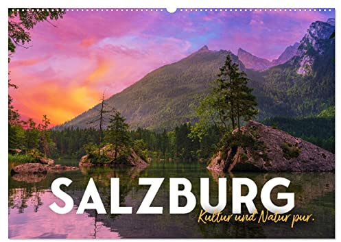 Salzburg - Kultur und Natur pur. (Wandkalender 2026 DIN A2 quer), CALVENDO Monatskalender: Im Land von Sound of Music. (CALVENDO Orte)