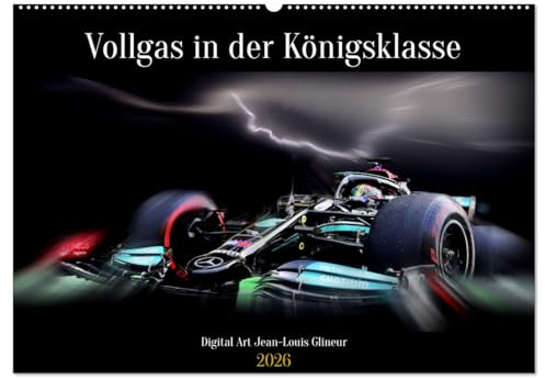 Vollgas in der Königsklasse (Wandkalender 2026 DIN A2 quer), CALVENDO Monatskalender: Motorsport in kreativer Optik (CALVENDO Mobilitaet)