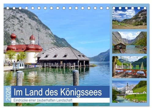 Im Land des Königssees (Tischkalender 2026 DIN A5 quer), CALVENDO Monatskalender: Lanschaften im Umkreis des Königssees (CALVENDO Orte)