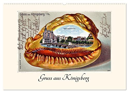 Gruss aus Königsberg (Wandkalender 2026 DIN A2 quer), CALVENDO Monatskalender: Über 100 Jahre alte Lithographie-Ansichtskarten von Königsberg (CALVENDO Orte)