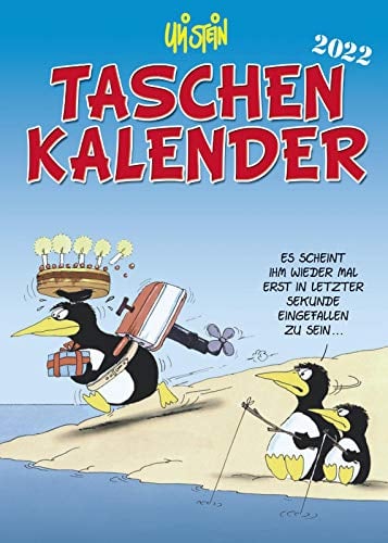 Uli Stein Taschenkalender 2022: Praktischer Terminplaner mit viel Platz zum Eintragen und tollen Cartoons