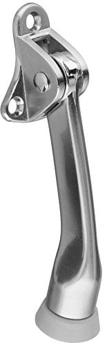 National Hardware N335-885 Door Stop, 4 Inch, Satin Nickel