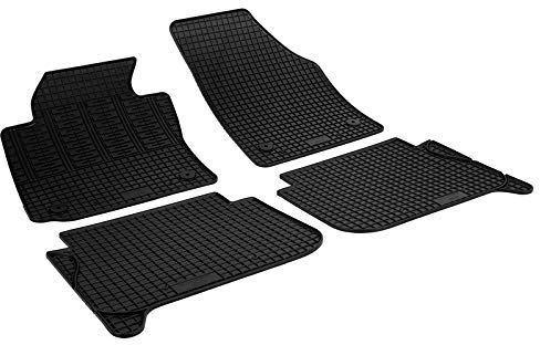Gummi Fußmatten passend für VW Touran ab 2007-8/2015/VW Caddy ab 2008-10/2020 AZUGA AZ10092520 Gummimatten Automatten