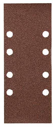 kwb Bandes abrasives 93x230 mm en corindon de grain 180, encollage de haute qualité, support papier robuste, utilisation universelle pour le ponçage moyennement fin du bois et du métal
