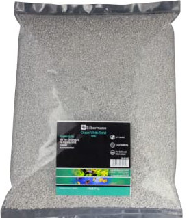 Silbermann Ocean White Sand, Bodengrund in verschiedenen Körnungen und Größen (10 kg grob)