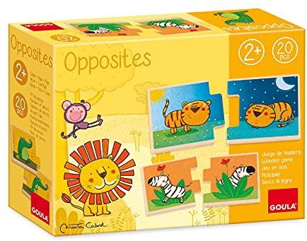 Jumbo Spiele Goula D53437 Holzpuzzle Leo, König des Dschungels