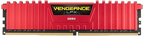 Corsair Vengeance LPX 16GB (2x8GB) DDR4 2400MHz C14 XMP 2.0 High Performance Desktop Arbeitsspeicher Kit, Rot