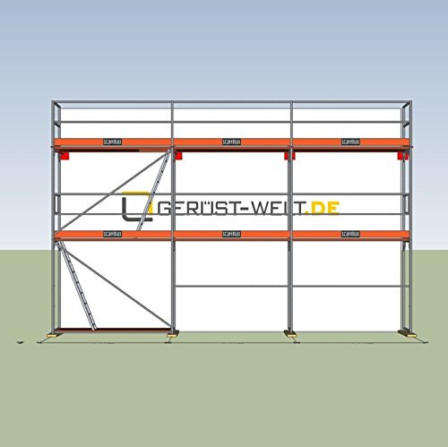 Fassadengerüst Paket Rux Framescaff, 38,6 m², Feldl. 2,57 m; mit Zulassung