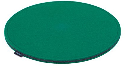 Rob&Raf Sitzkissen 37cm Sitzauflage Stuhlauflage Filzauflage Filz Grün 3 Schichten Rund Modern 11mm Stuhl Garten Zuhause