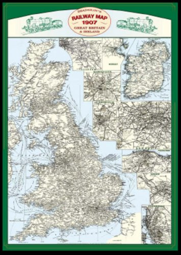 Bradshaw's Railway Map 1907: Great Britain & Ireland