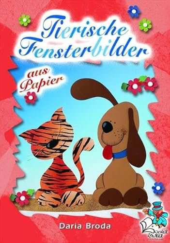 Tierische Fensterbilder aus Papier