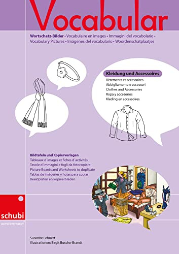 Vocabular: Kopiervorlagen Kleidung und Accessoires (Vocabular Wortschatz-Bilder)