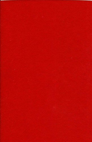 1 Bogen Bastel-Filz 20 x 30 cm - Stärke: 2mm - Farbe nach Wahl (Rot)