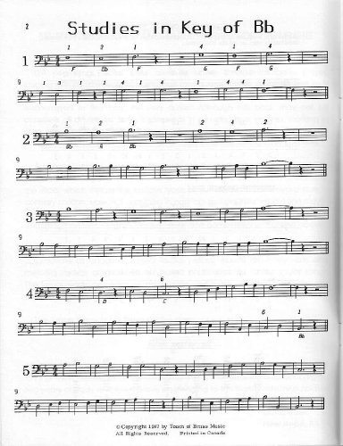 70 Beginning Studies for Trombone / Posaune für Anfänger (Spielpartitur)