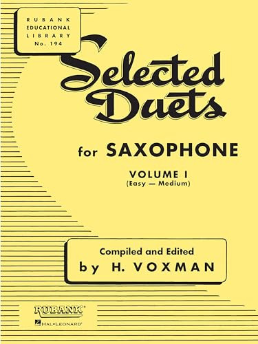 Selected Duets for Saxophone Vol. 1.: Easy- Medium