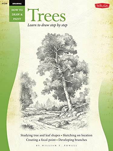 Drawing: Trees with William F. Powell: Learn to paint step by step (How to Draw & Paint)