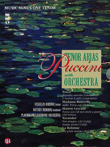 Puccini Tenor Arias with Orchestra: Music Minus One Tenor