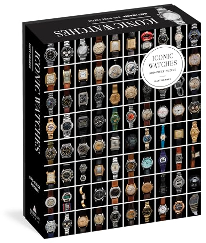 Iconic Watches 500-Piece Puzzle (Artisan Puzzle)