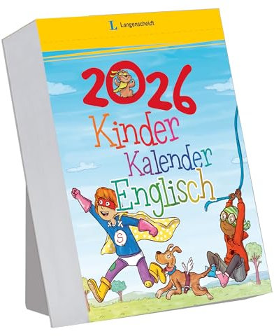 Langenscheidt Kinderkalender Englisch 2026: Tagesabreißkalender (Langenscheidt Sprachkalender)