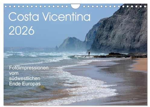 Costa Vicentina (Wandkalender 2026 DIN A4 quer), CALVENDO Monatskalender: Fotoimpressionen vom südwestlichen Ende Europas (CALVENDO Natur)