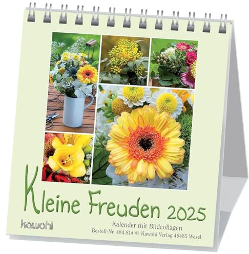 Kleine Freuden 2025: Aufstell-Kalender mit Bildcollagen