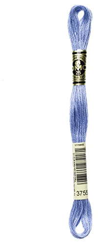 Dmc 6-Strand Embroidery Cotton 8.7yd-Baby Blue