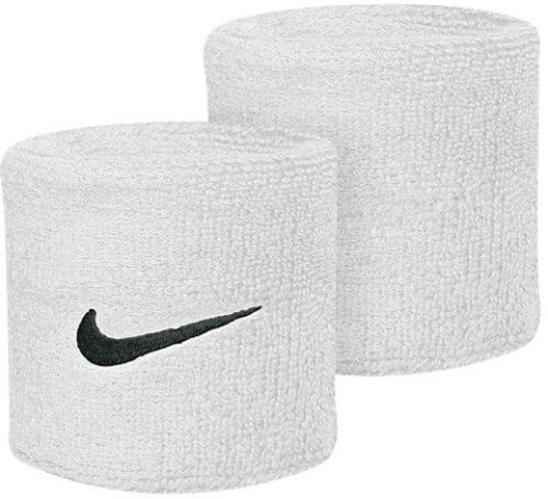 Nike - Bracelets Nike Swoosh unisexes - Blanc, taille unique, général, adultes, amateurs de sport
