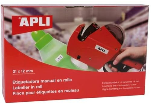 agipa 101418 - Etiquetadora (1 línea, 8 caracteres por línea)