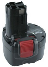 Batterie Type Bosch 2 607 335 707, 9.6V, 2000mAh, Ni-MH